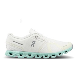 Men's On Running Cloud 5 Sneakers Beige / Turquoise | UAE_ON9103