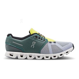 Men's On Running Cloud 5 Sneakers Green / Grey | UAE_ON8715