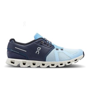 Men's On Running Cloud 5 Sneakers Navy / Blue | UAE_ON8091