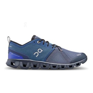 Men's On Running Cloud X 3 Shift Sneakers Royal | UAE_ON8628