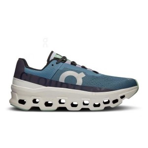 Men's On Running Cloudmonster Road Running Shoes Blue | UAE_ON8455