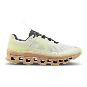Men's On Running Cloudmonster Road Running Shoes Yellow | UAE_ON8522
