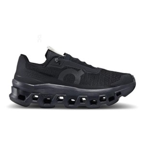 Men's On Running Cloudmonster Sensa Road Running Shoes Black | UAE_ON9021