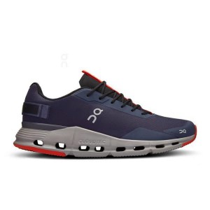 Men's On Running Cloudnova Form Sneakers Navy | UAE_ON8389