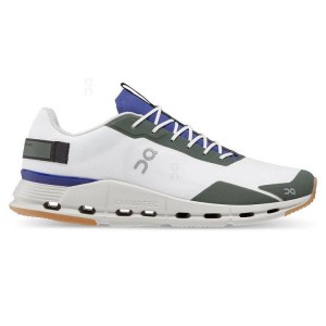 Men's On Running Cloudnova Form Sneakers White / Green | UAE_ON8661