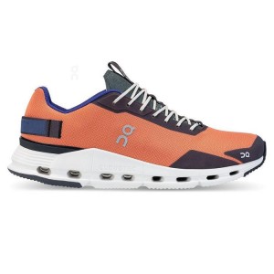 Men's On Running Cloudnova Form Sneakers Orange | UAE_ON8745