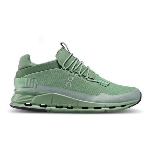 Men's On Running Cloudnova Sensa Sneakers Green | UAE_ON8817