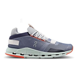 Men's On Running Cloudnova Sneakers Grey / Purple | UAE_ON8980
