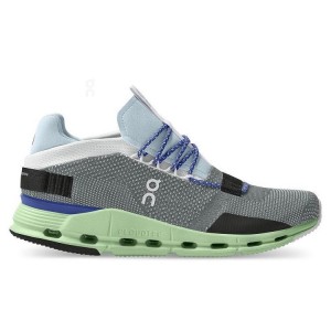 Men's On Running Cloudnova Sneakers Grey / Green | UAE_ON8973
