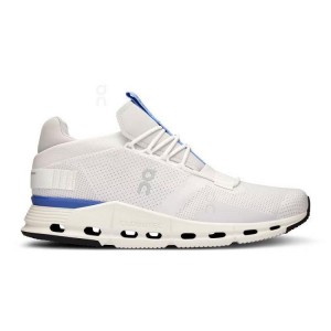 Men's On Running Cloudnova Sneakers White / Blue | UAE_ON9165