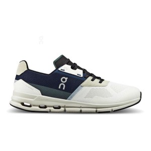 Men's On Running Cloudrift Sneakers White / Navy | UAE_ON8689