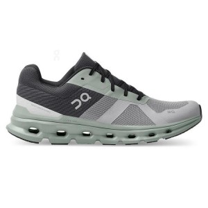 Men's On Running Cloudrunner Road Running Shoes Green | UAE_ON8554
