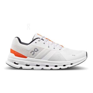 Men's On Running Cloudrunner Wide Road Running Shoes White | UAE_ON8422