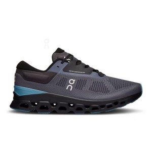 Men's On Running Cloudstratus 3 Road Running Shoes Navy | UAE_ON9033