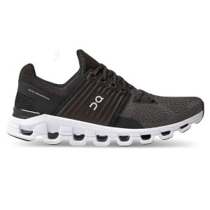 Men's On Running Cloudswift Road Running Shoes Dark Grey | UAE_ON9037