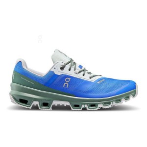 Men's On Running Cloudventure Waterproof Trail Running Shoes Blue | UAE_ON8827