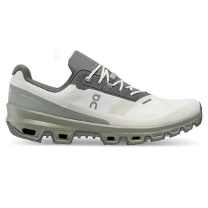 Men's On Running Cloudventure Waterproof Trail Running Shoes Grey / Olive | UAE_ON8946