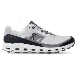 Men's On Running Cloudvista Trail Running Shoes Grey / Black | UAE_ON8170
