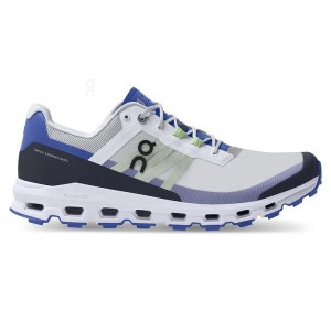 Men's On Running Cloudvista Trail Running Shoes Grey / Royal | UAE_ON8093