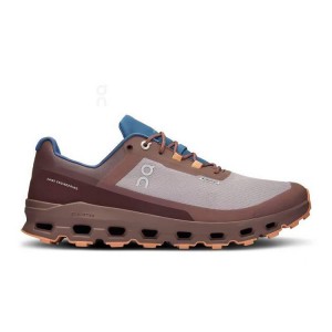 Men's On Running Cloudvista Waterproof Trail Running Shoes Brown | UAE_ON8775