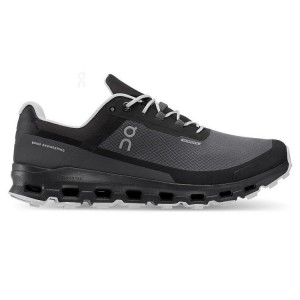 Men's On Running Cloudvista Waterproof Trail Running Shoes Black | UAE_ON8437