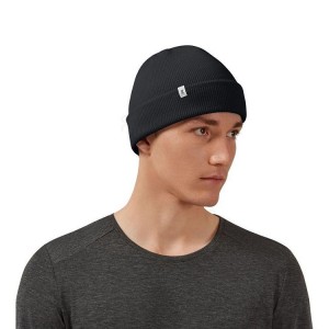Men's On Running Merino Beanie Black | UAE_ON8060