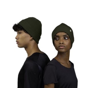 Men's On Running Merino Beanie Olive | UAE_ON8252