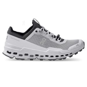 Women's On Running Cloudultra Trail Running Shoes White / Grey | UAE_ON8404