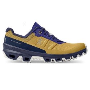 Women's On Running Cloudventure Trail Running Shoes Yellow / Purple | UAE_ON8573