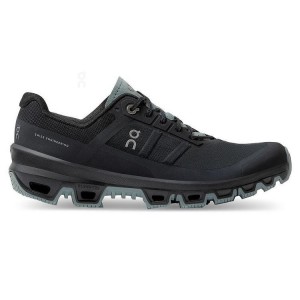 Women's On Running Cloudventure Trail Running Shoes Black | UAE_ON8648