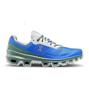 Women's On Running Cloudventure Waterproof Trail Running Shoes Blue | UAE_ON8054