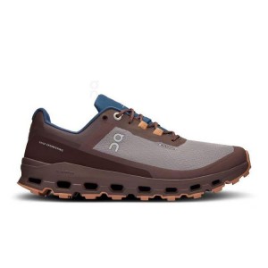 Women's On Running Cloudvista Waterproof Trail Running Shoes Brown | UAE_ON8788
